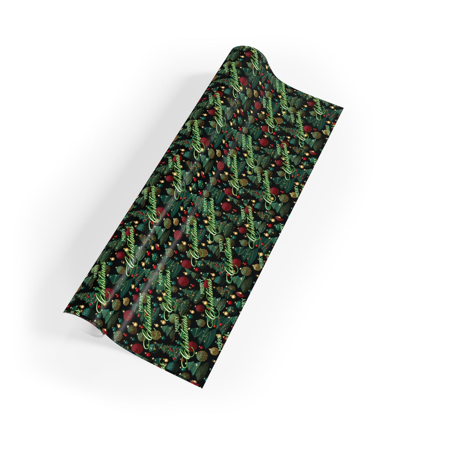 Christmas Trees Custom Gift Wrapping Paper Rolls, 1pc
