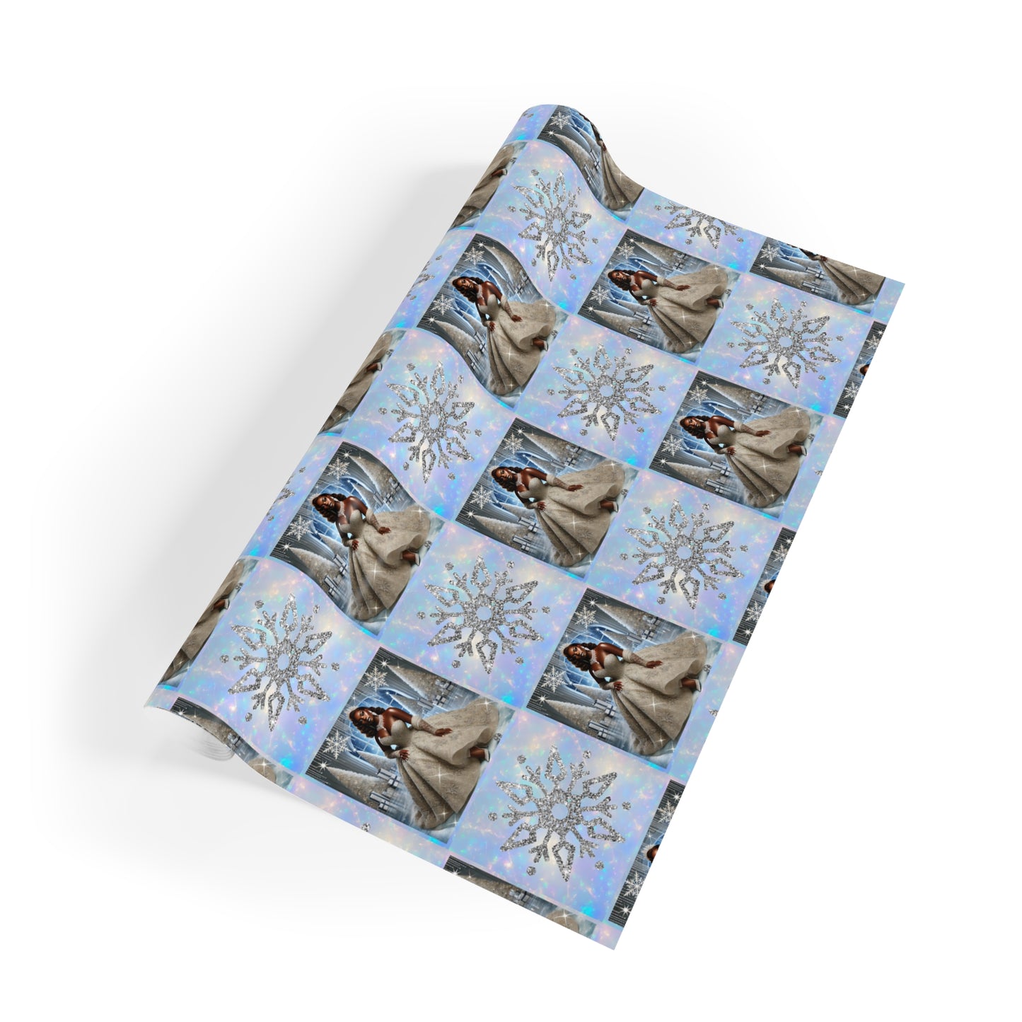 Ice Queen Custom Design Gift Wrapping Paper Rolls, 1pc