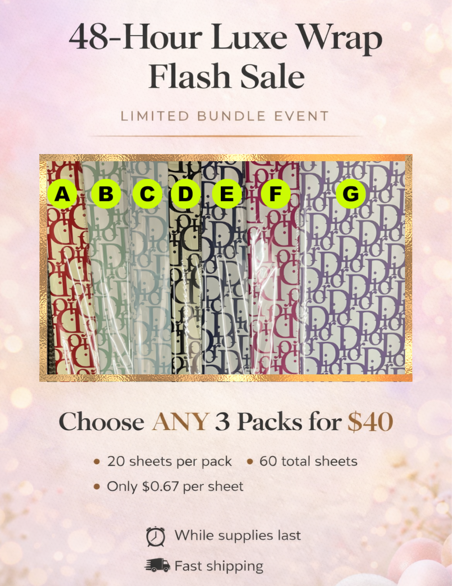 48 HOUR LUXE FLASH SALE
