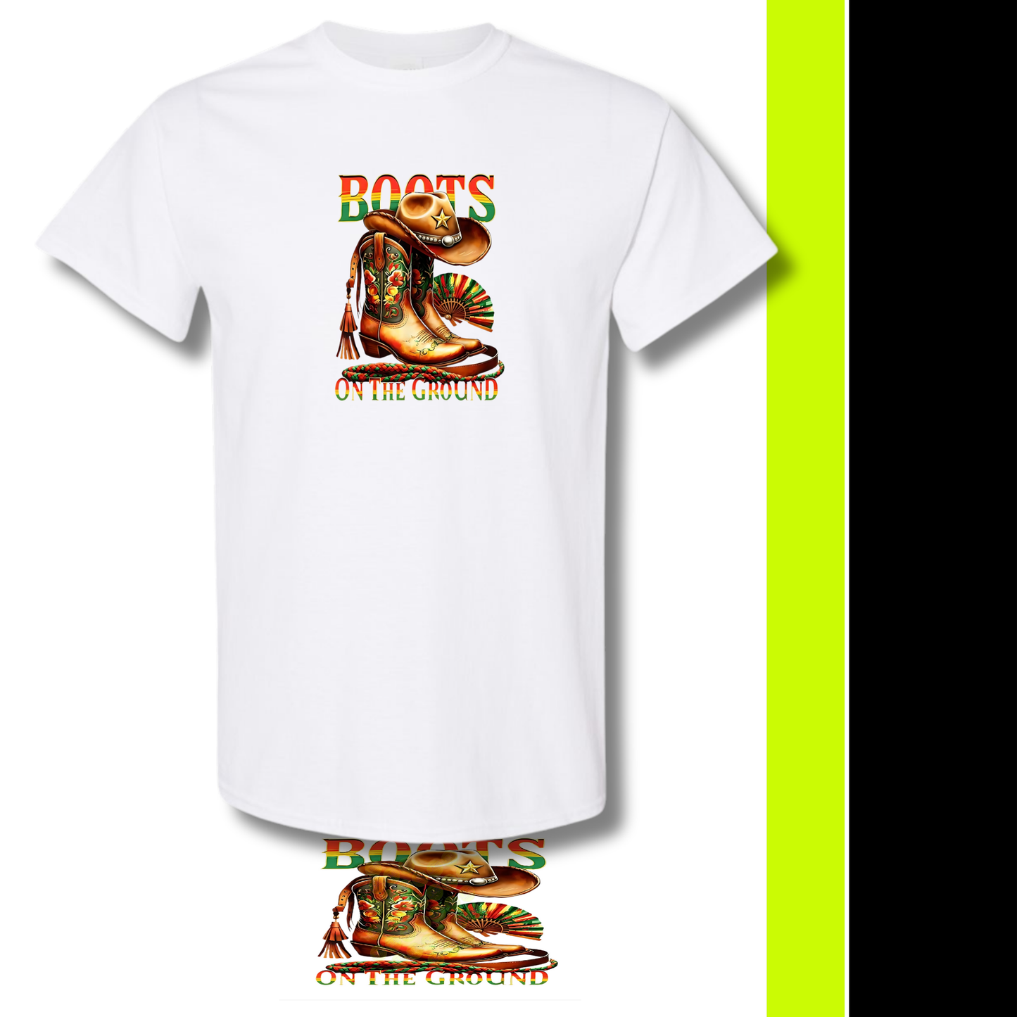 Boots Juneteenth- T-shirt