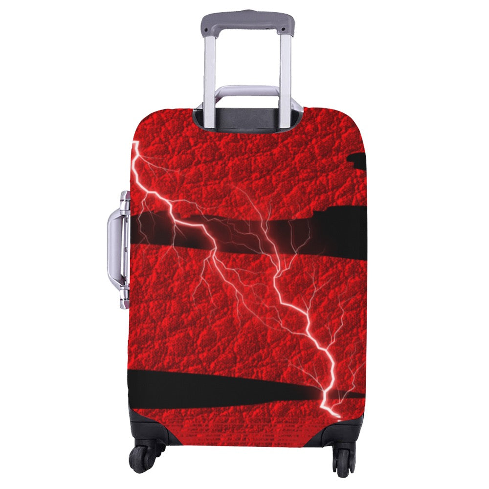 Sickle Cell Awareness Black Luggage Cover/Large 26"-28"