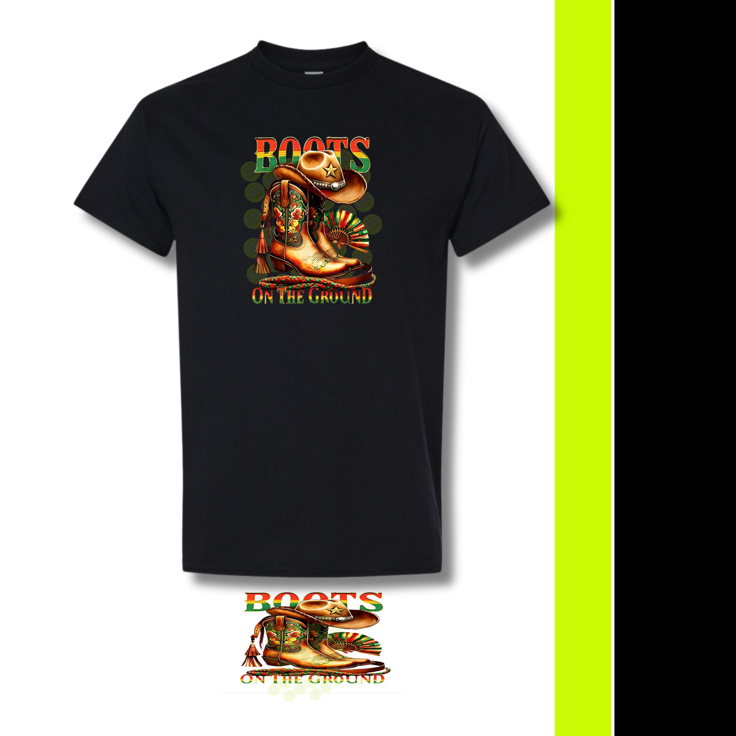 Boots Juneteenth- T-shirt