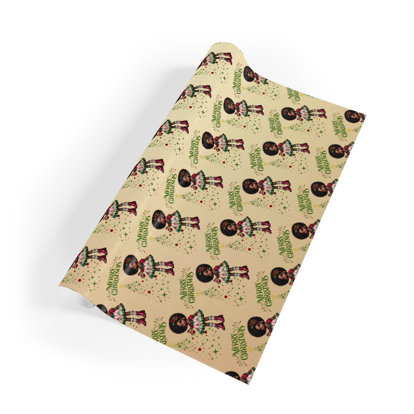 Little Melany Custom Design Gift Wrapping Paper Rolls, 1pc