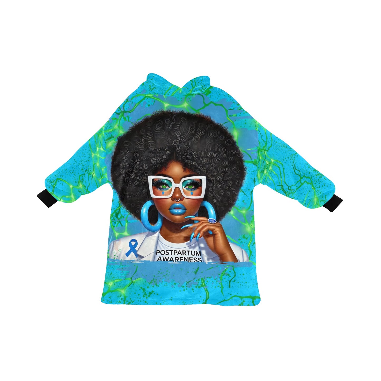 Postpartum Awareness Oversized Blanket Hoodie