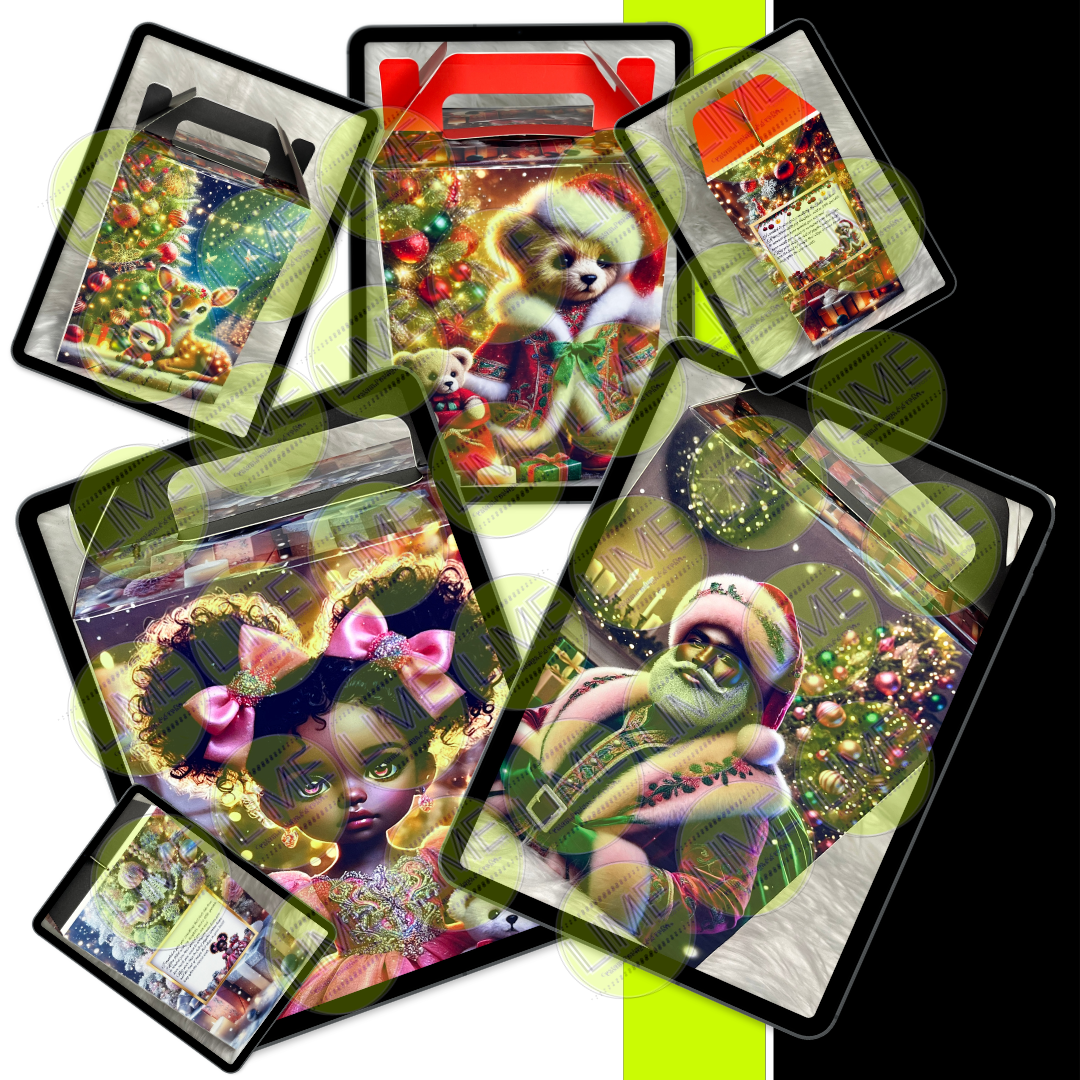 5 Digital Design Jingle Box Template Bundle