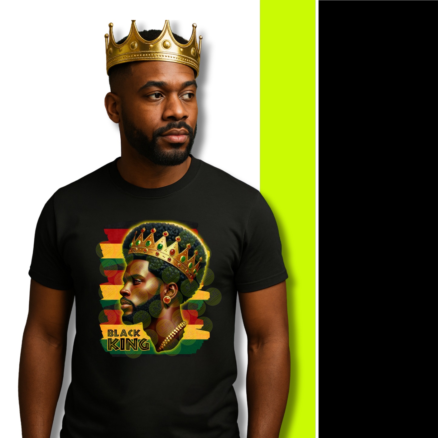 Black King Crown- Solo T-shirt