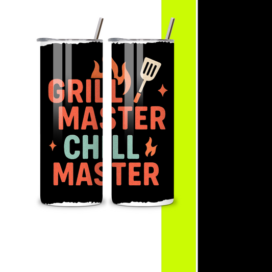 Grill Master Tumbler- Solo Gift for Him