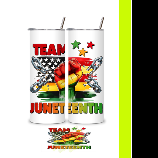 Team Juneteenth Tumbler