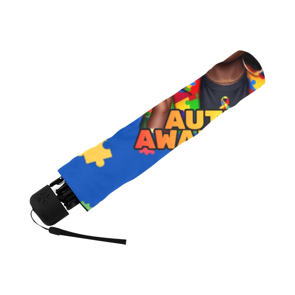 Autism Awareness Anti-UV  Foldable Umbrella