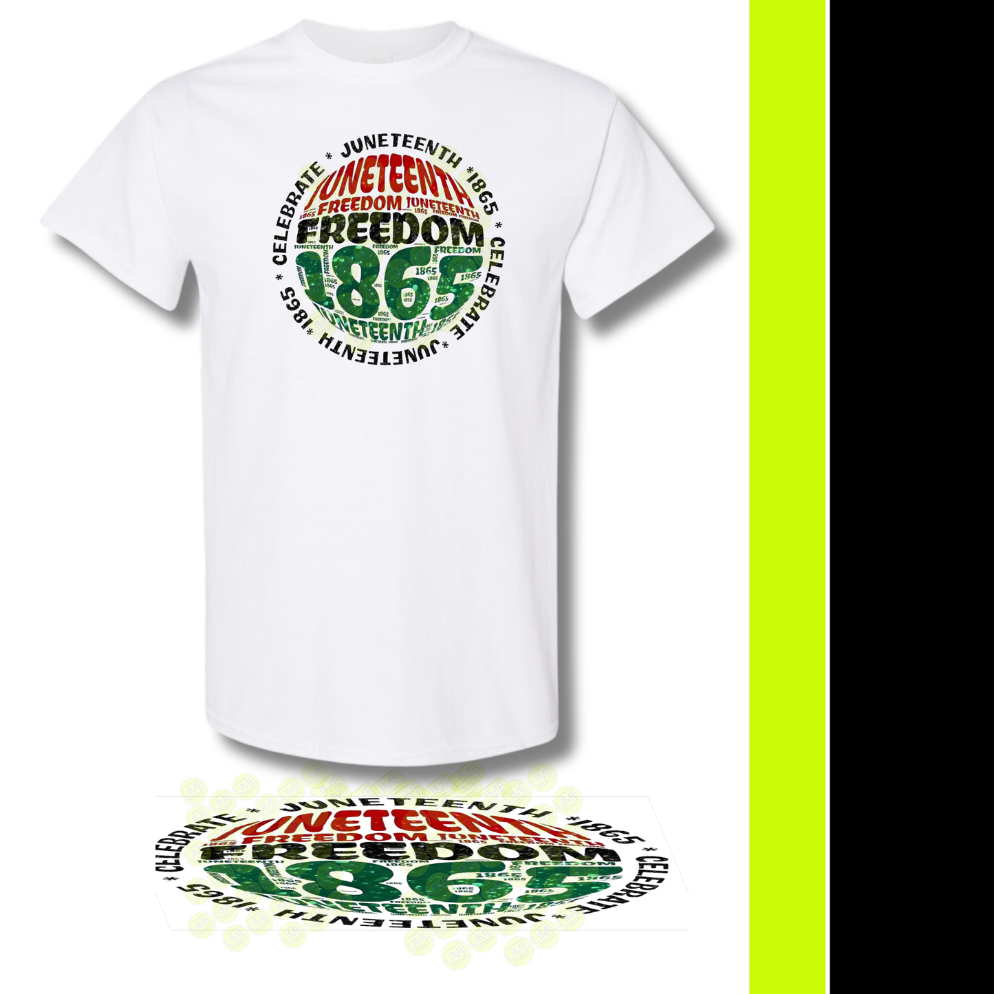 Freedom Globe Juneteenth T-shirt