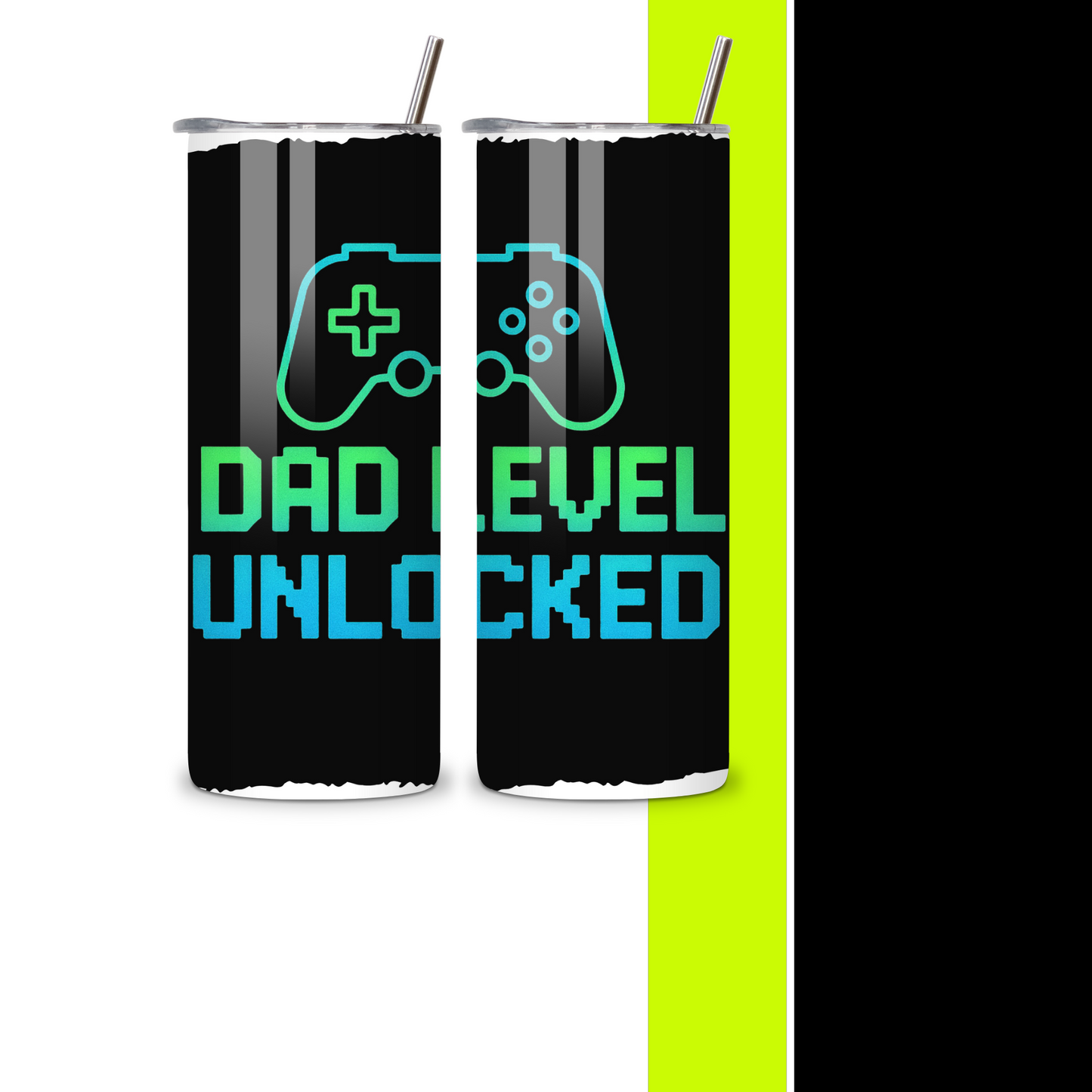 Dad Level Tumbler- Solo Gift for Him