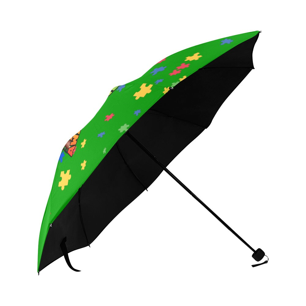 Autism Awareness Anti-UV  Foldable Umbrella