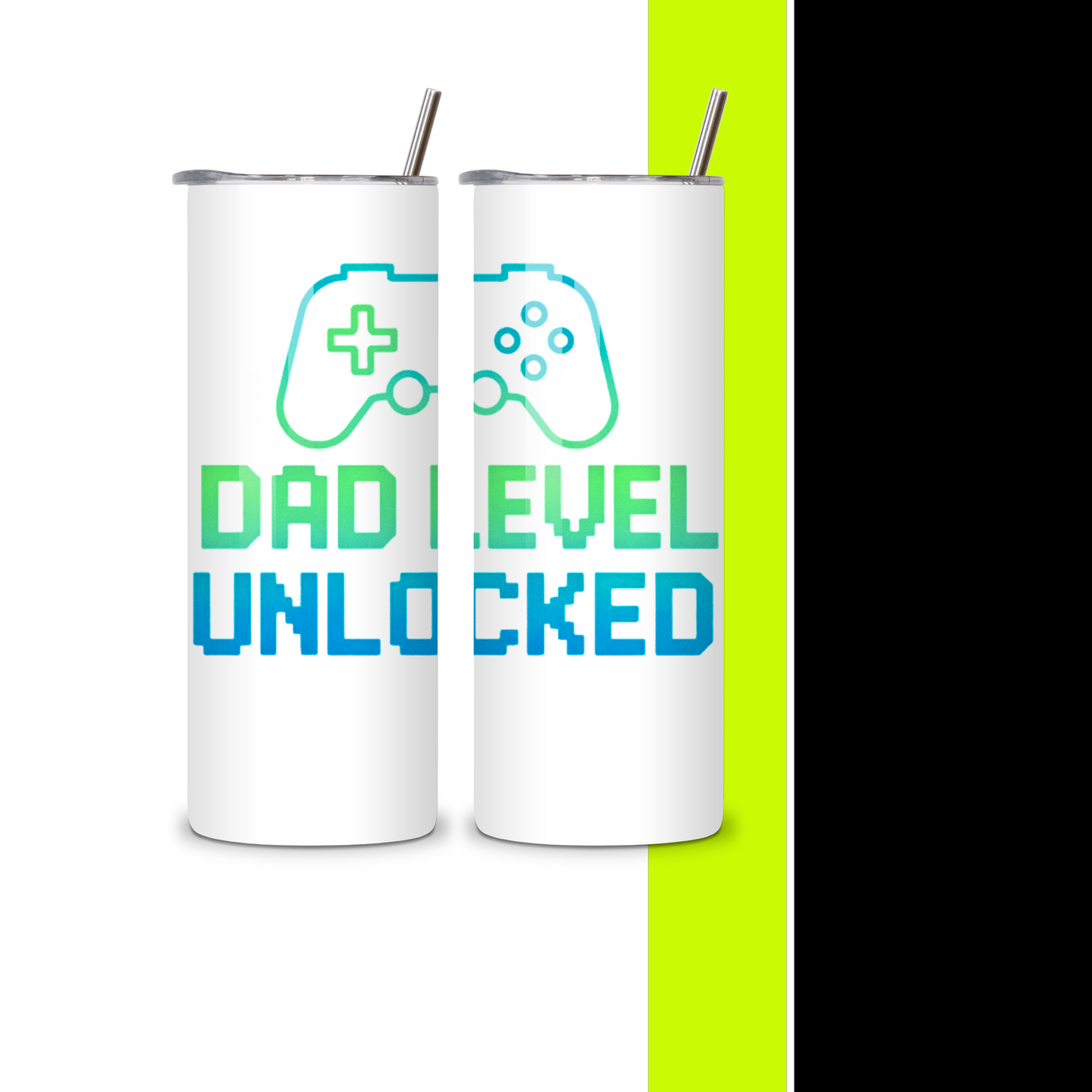 Dad Level Tumbler- Solo Gift for Him