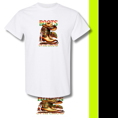 Boots Juneteenth- T-shirt