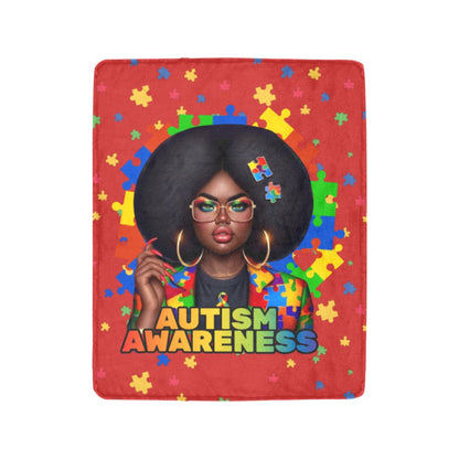 Autism Awareness Ultra Soft Micro-Fleece Blanket 40x50