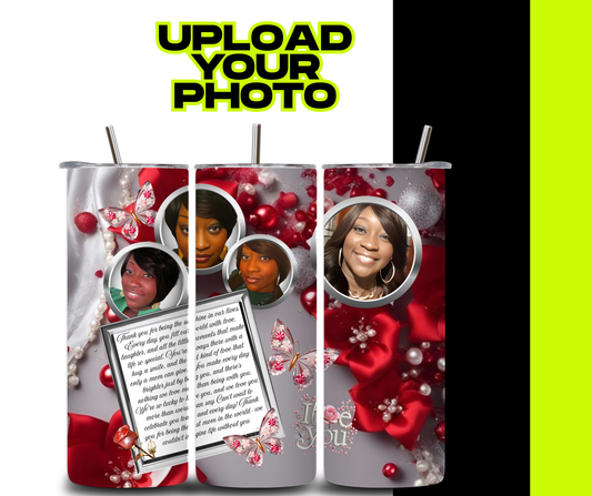 Red Petals of Love Tumbler