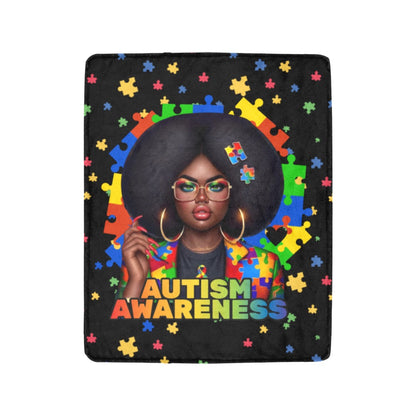 Autism Awareness Ultra Soft Micro-Fleece Blanket 40x50