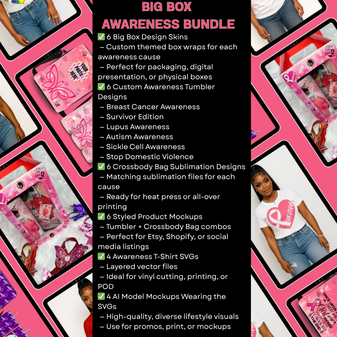 Big Box Awareness Bundle- 56 Page Design Collection