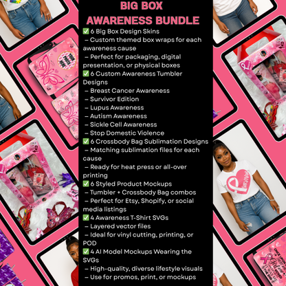 Big Box Awareness Bundle- 56 Page Design Collection