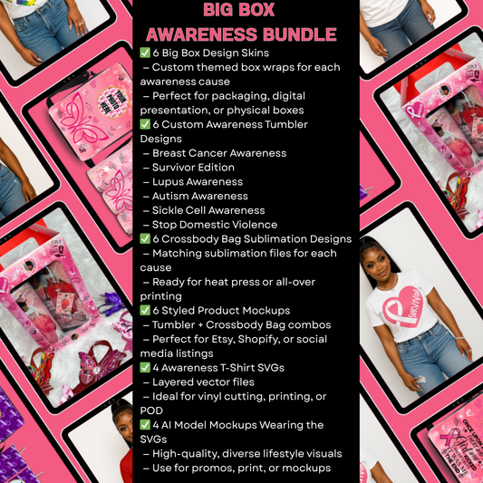 Big Box Awareness Bundle- 56 Page Design Collection