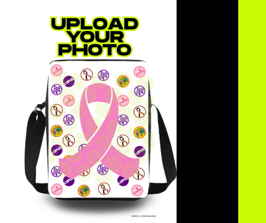 United for Awareness Crossbody Bag – Multi-Ribbon Design