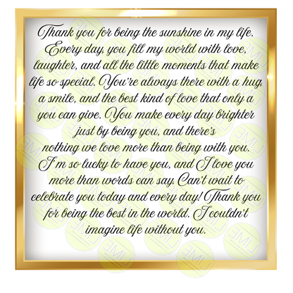 Red Petals of Love Photo Gift Box