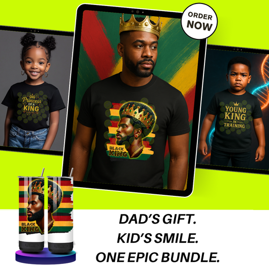 Crowned King - Daddy and Me Bundle