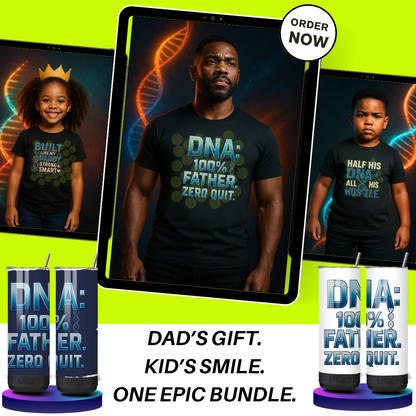 DNA 100% Father Zero Quit - Daddy and Me Bundle