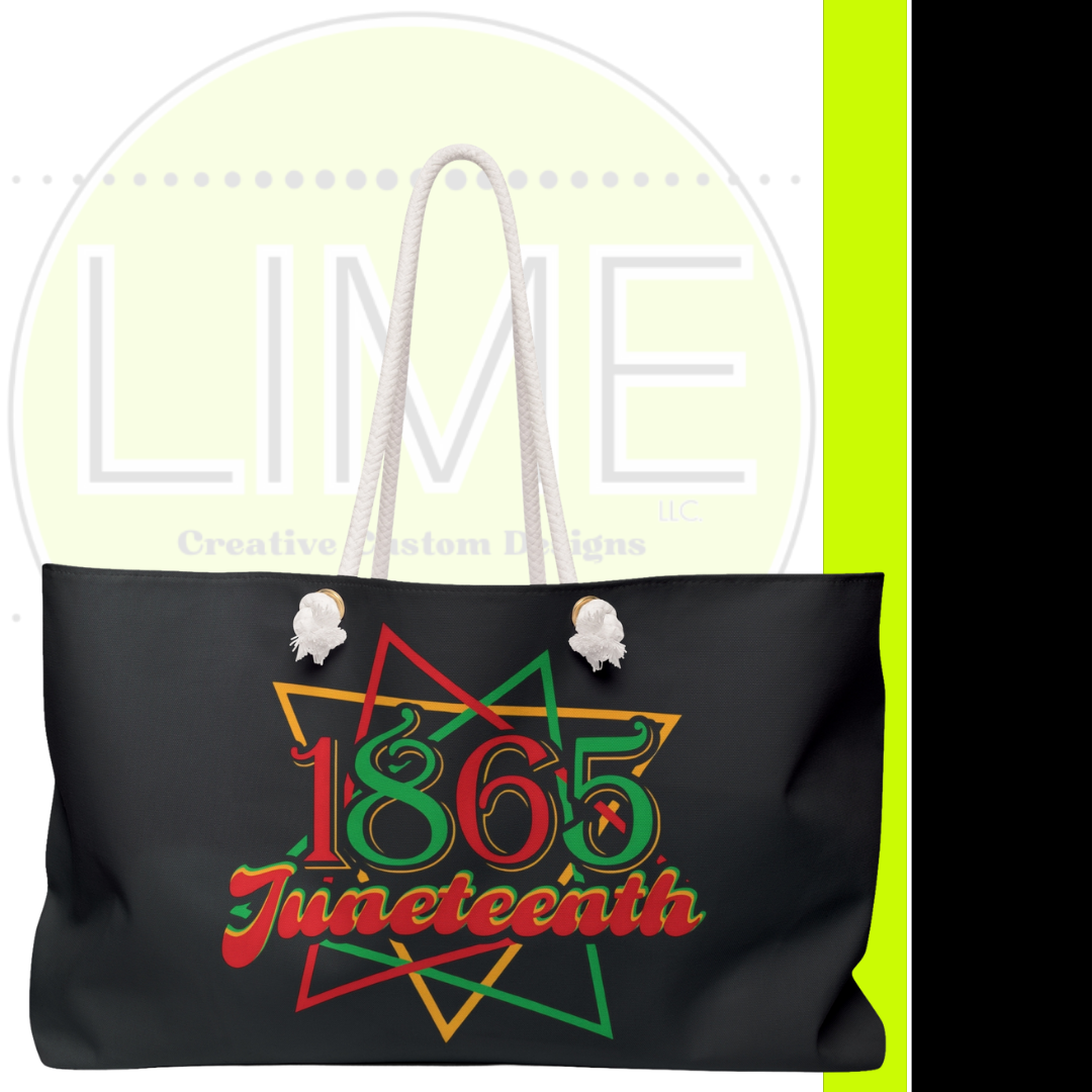 Juneteenth 1865 Trendy Tote Bag