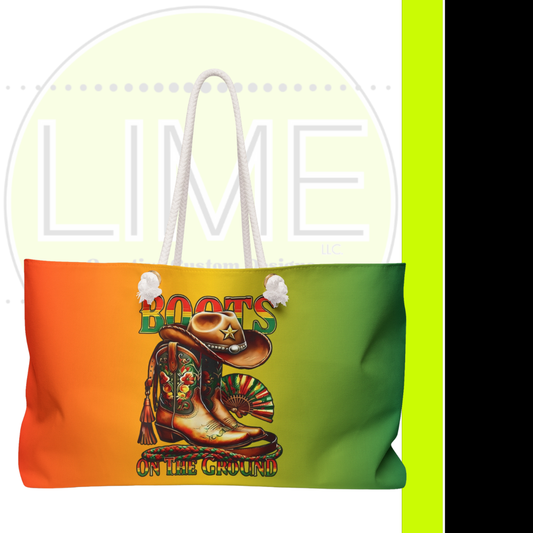 Boots Gradient Juneteenth Trendy Tote