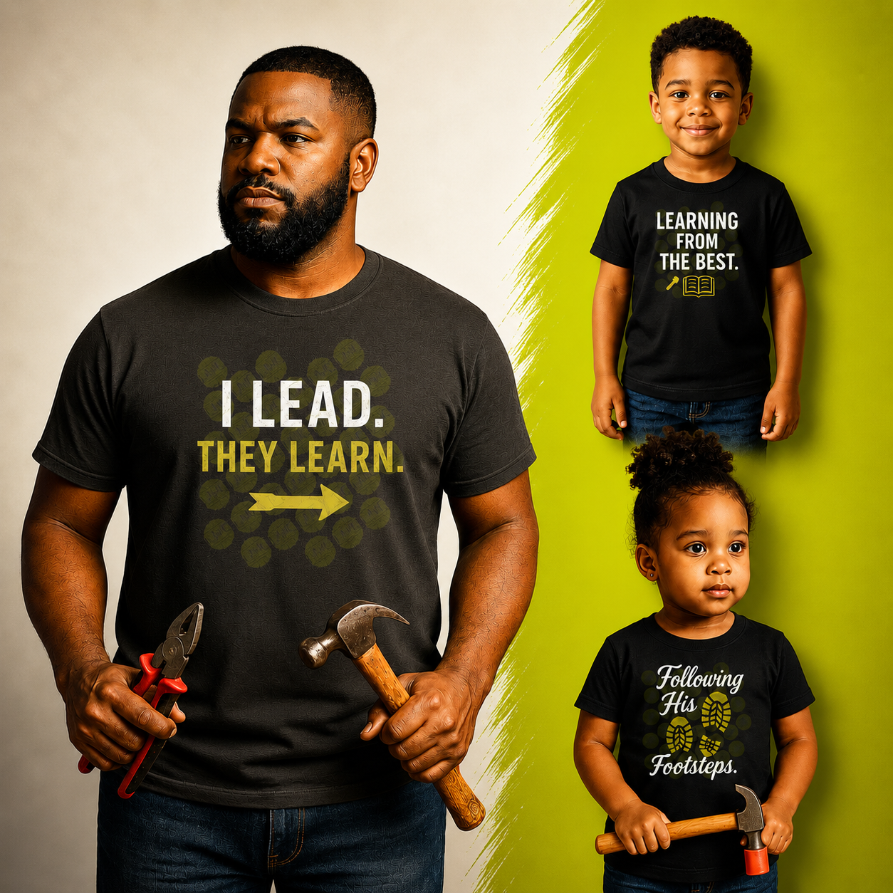 I Lead They Follow - Daddy and Me Bundle