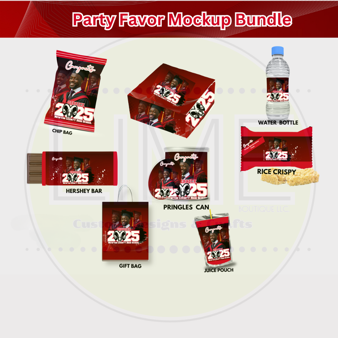 Graduate Party Favor Editable Digital Bundle