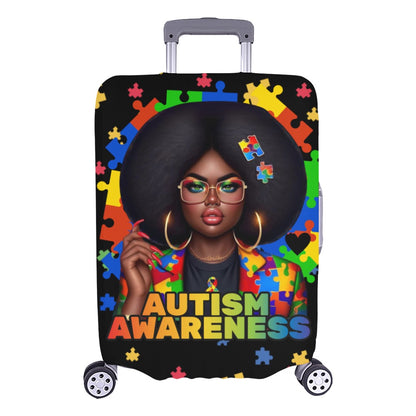 Autism Awareness Large Suitcase Cover 26"-28"