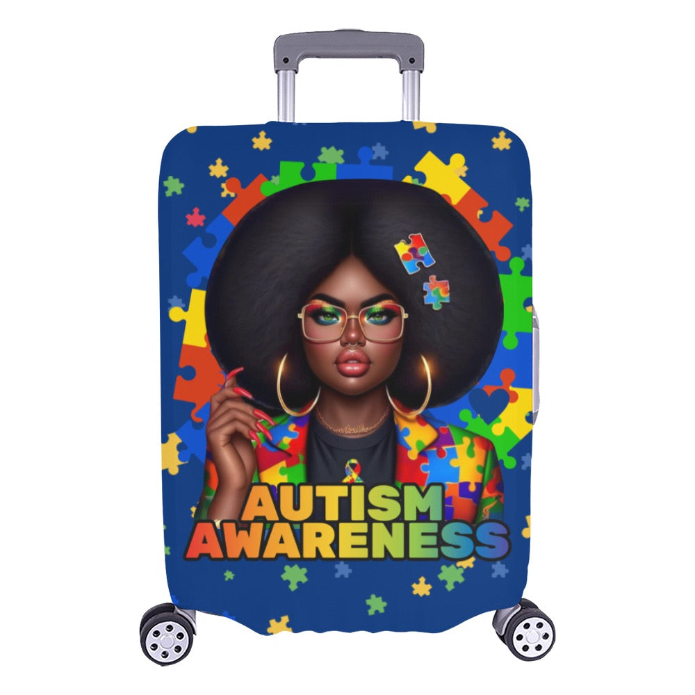 Autism Awareness Large Suitcase Cover 26"-28"