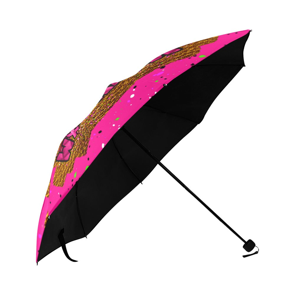 Breast Cancer Awareness Pink Anti-UV Foldable Umbrella