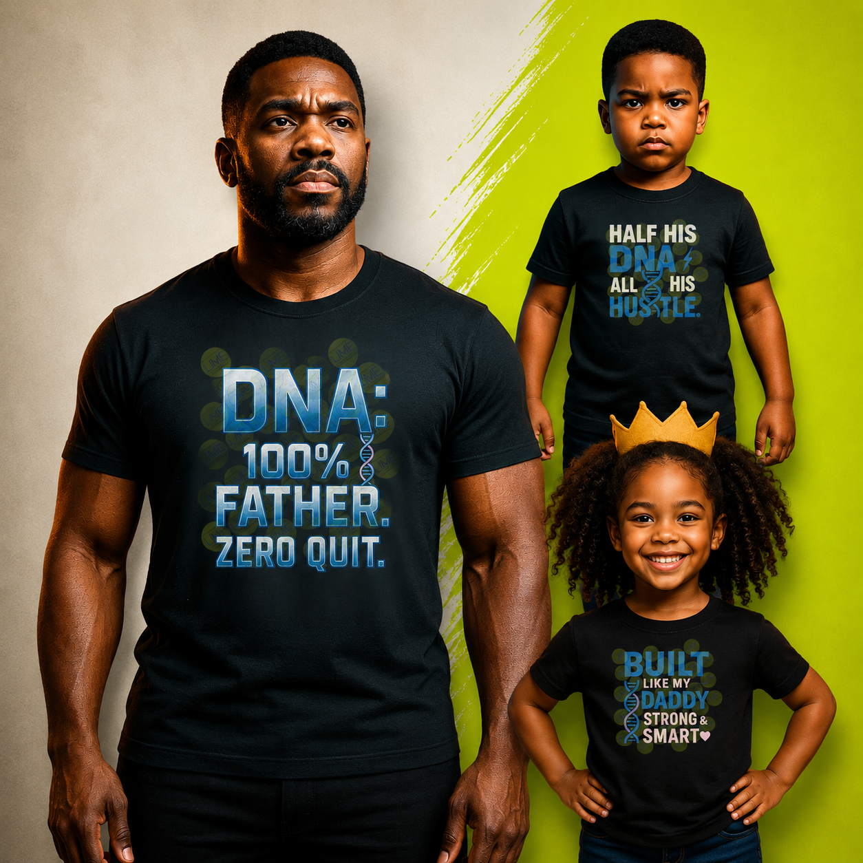 DNA 100% Father Zero Quit - Daddy and Me Bundle