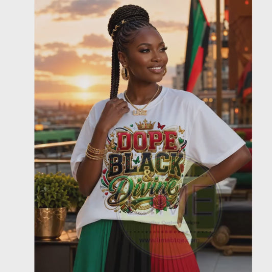 Dope. Black. Divine Tee